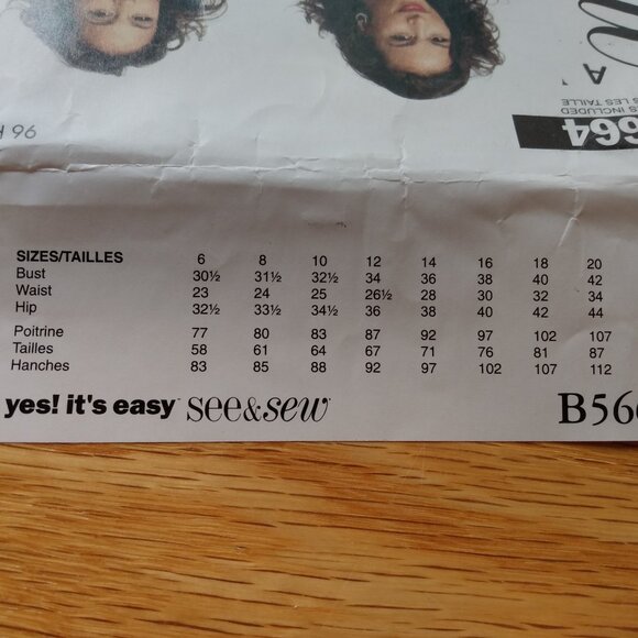 Cap Sleeve Dress and Jacket Suit Sewing Pattern Fitted Size 6-20 UNCUT 5664 - Picture 3 of 9